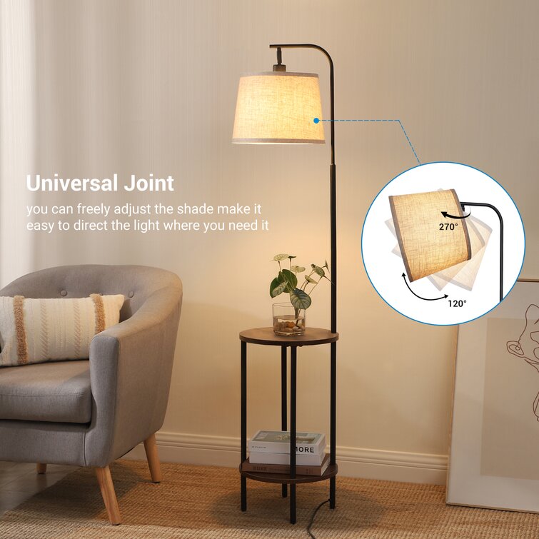 Floor lamp with small 2024 table